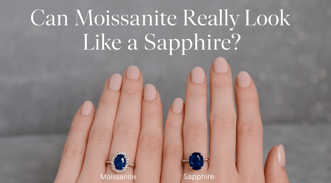 Can Moissanite Really Look Like a Sapphire?