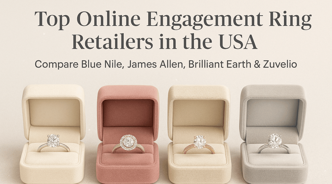 Top Online Engagement Ring Retailers in the USA