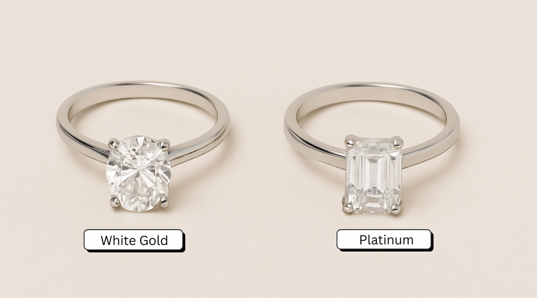 White Gold vs Platinum: What’s Best for a Custom Engagement Ring?