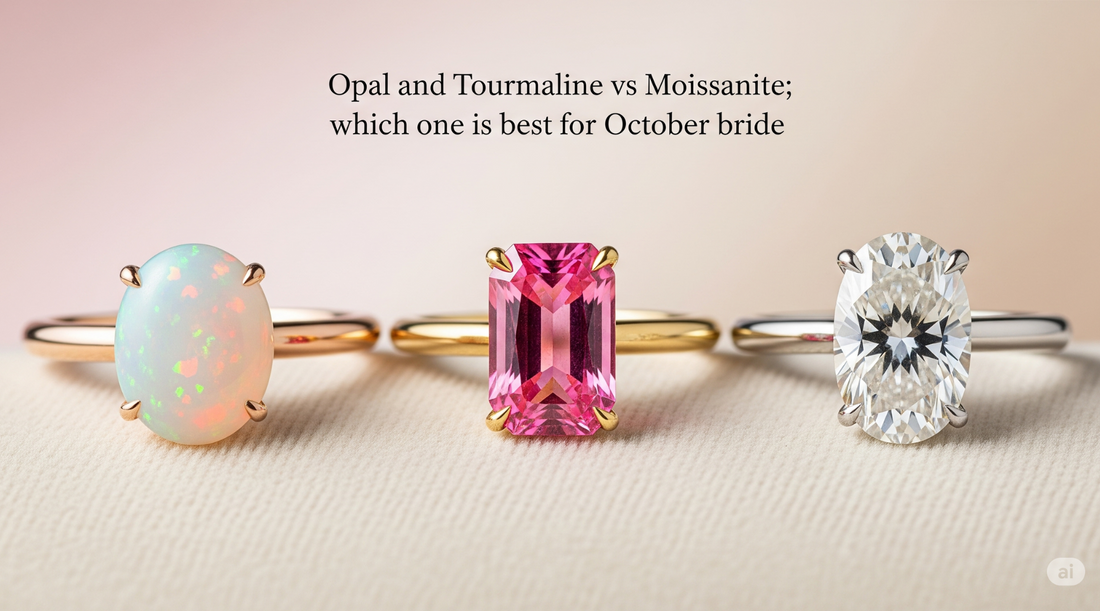 Opal and Tourmaline vs Moissanite: Which October Birthstone Suits Your Style Best?