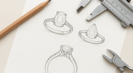 Step by Step: How to Design a Custom Engagement Ring with a Jeweler