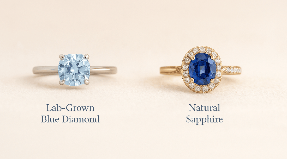 Lab-Grown Blue Diamonds vs Sapphires: Modern Luxury with Ethical Sparkle