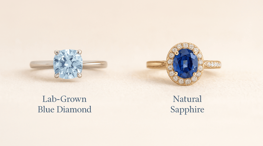 Lab-Grown Blue Diamonds vs Sapphires: Modern Luxury with Ethical Sparkle