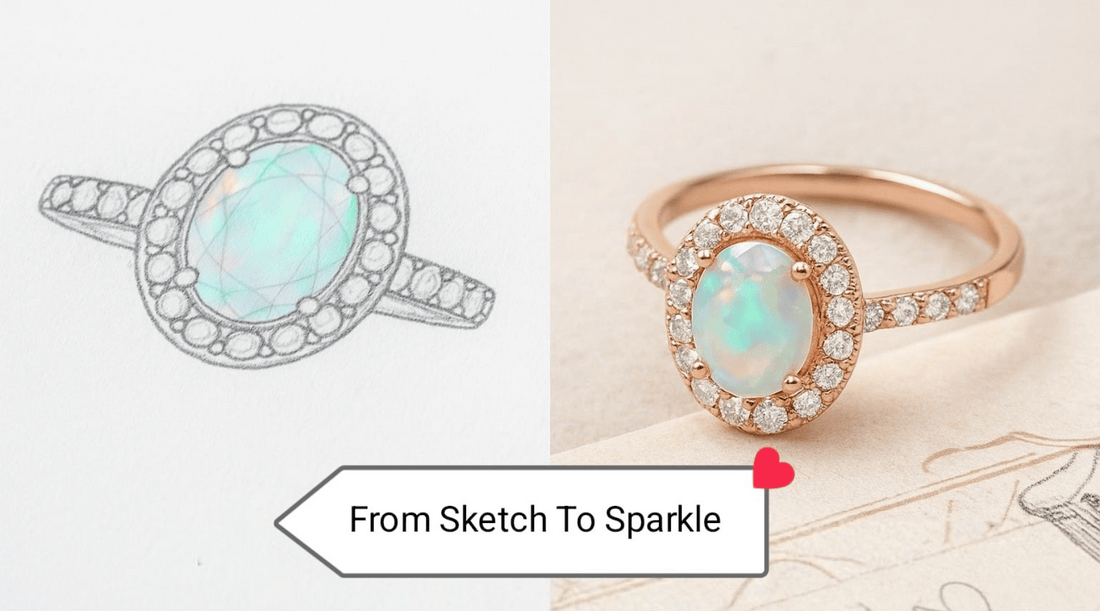 How to Design a Custom Engagement Ring with October Birthstone