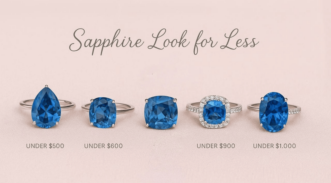 Affordable Blue Gemstone Rings: Sapphire Look Without the Price Tag