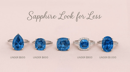 Affordable Blue Gemstone Rings: Sapphire Look Without the Price Tag