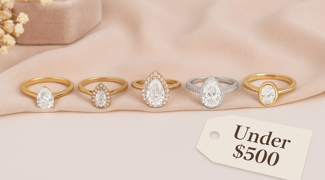 Top 5 Affordable Pear-Shaped Engagement Rings Under $500